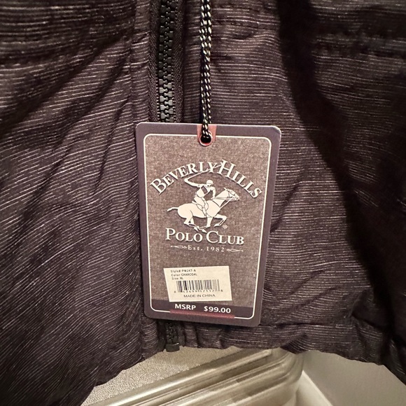 Men’s Beverly Hills Polo Club Coat - Picture 4 of 7